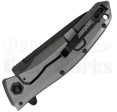 Kershaw Grid Assisted Opening Framelock Flipper Knife (Black)